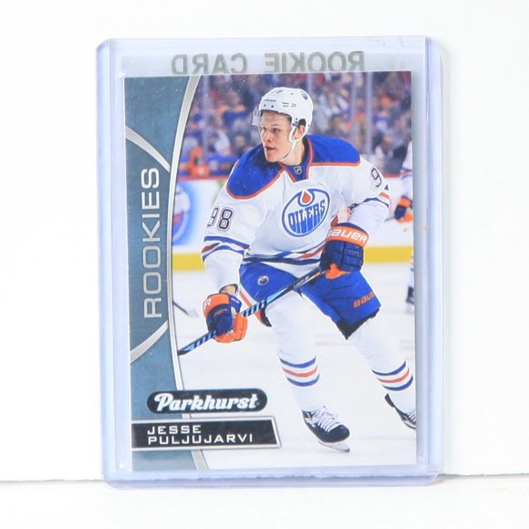 Jesse Puljujarvi Parkhurst Silver Rookie Card 2016/2017 Edmonton Oilers - PR-8 - Picture 1 of 4